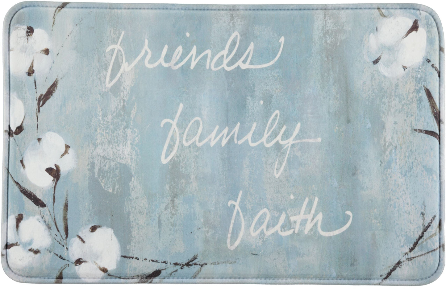 J&V TEXTILES Relax Series Series 20"x30" Antifatigue Kitchen Mats (Friends Family Faith)