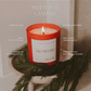 Santa's Workshop Soy Candle - Red Matte Jar - 15 oz (Merry and Bright)