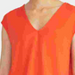 RACHEL Roy Women's Bina Cropped V-Neck Top Red Size Small