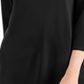 Alfani Women's Keyhole Cutout 3/4 Sleeve Top Black Size Medium
