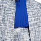 Calvin Klein Women's Tweed Open Front Topper Jacket Blue Size 14W