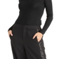 Rachel Roy Women's Rani High Rise Paillettes Pants Black Size 14