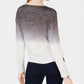 Bar III Women's Dip Dye Pullover Sweater Gray Size X-Small
