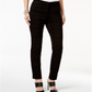 Alfani Women's Flocked Plaid Skinny Pants Black Size -14P