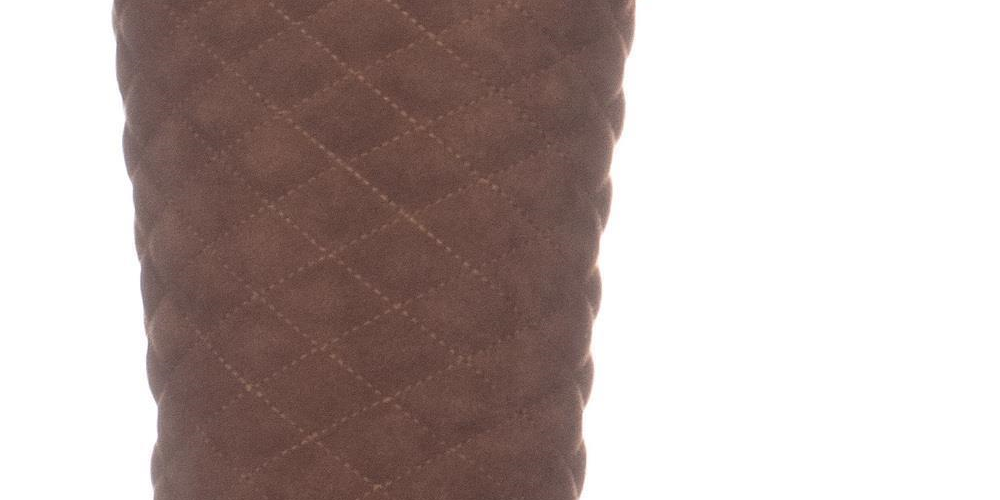 Style & Co Women's Comfort Quilted Nikyy Round Toe Platform Brown Boots 5 M
