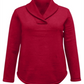 Karen Scott Women's Shawl Collar Fleece Top Red Size -size-
