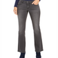 Style & Co Women's Light Wash Embroide Pocket Bootcut Jeans Black Size 2