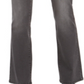 Style & Co Women's Light Wash Embroide Pocket Bootcut Jeans Black Size 2