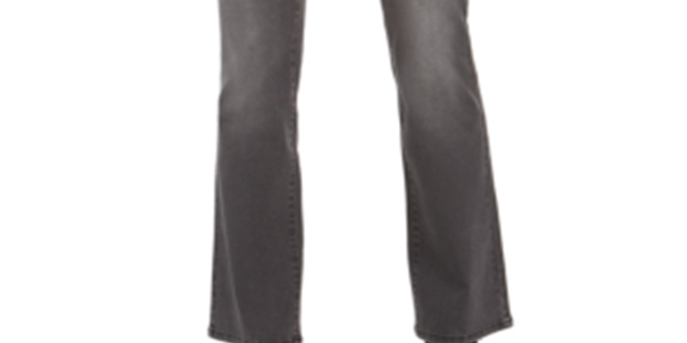 Style & Co Women's Light Wash Embroide Pocket Bootcut Jeans Black Size 2