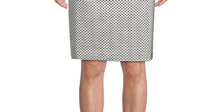 Calvin Klein Women's Back Slit & Zip Texture Speckle Pipe Skirt Black Size 10