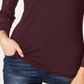 INC International Concepts Women's Lace Yoke Top Port SizeXS