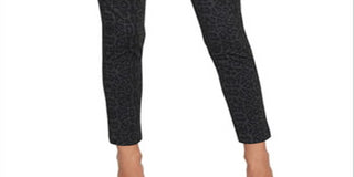 Sanctuary Women's Stretch Animal Print Leggings Black Size XL