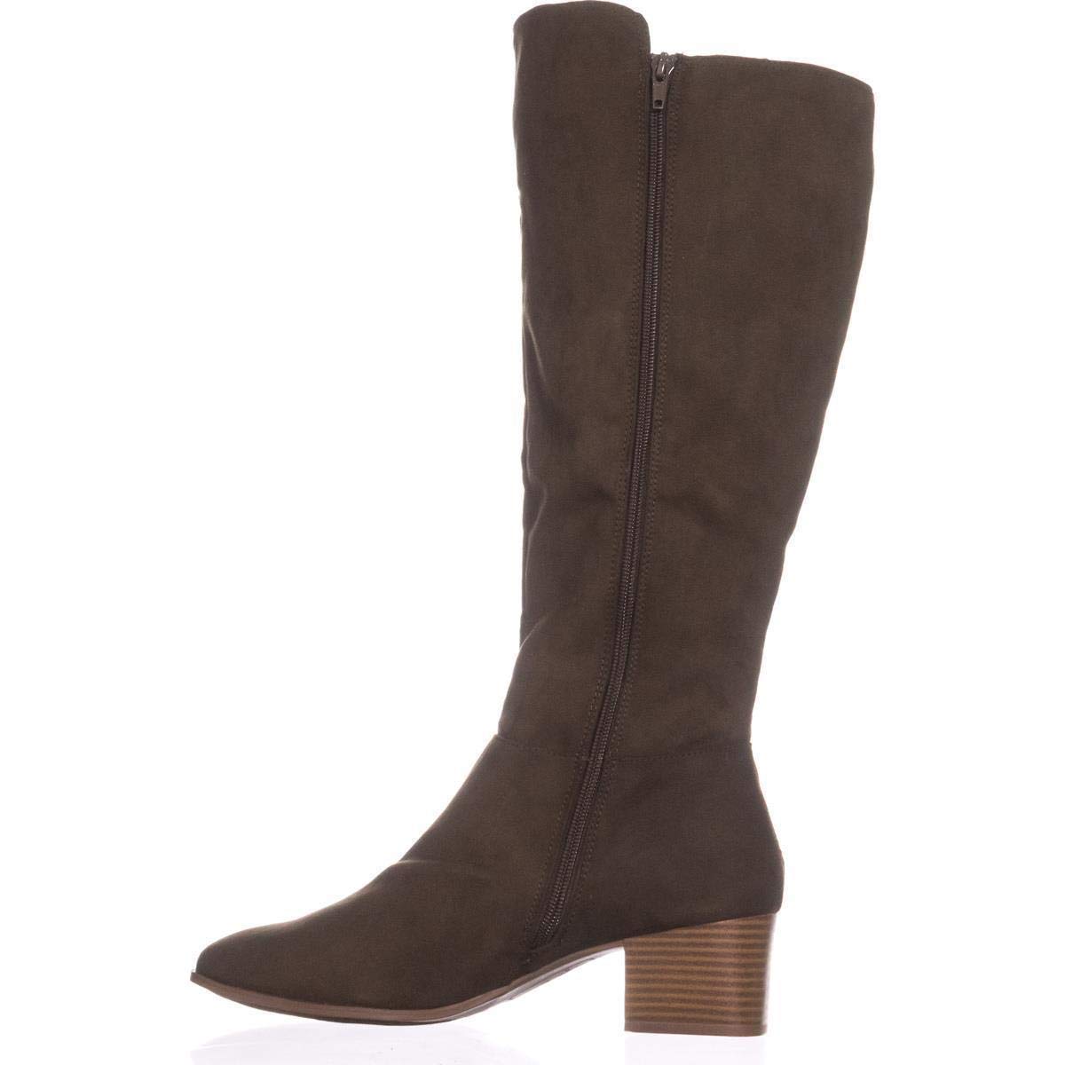 Style & Co. Women's Finnly Suede Closed Toe Over Knee Fashion Pine Size 7 M