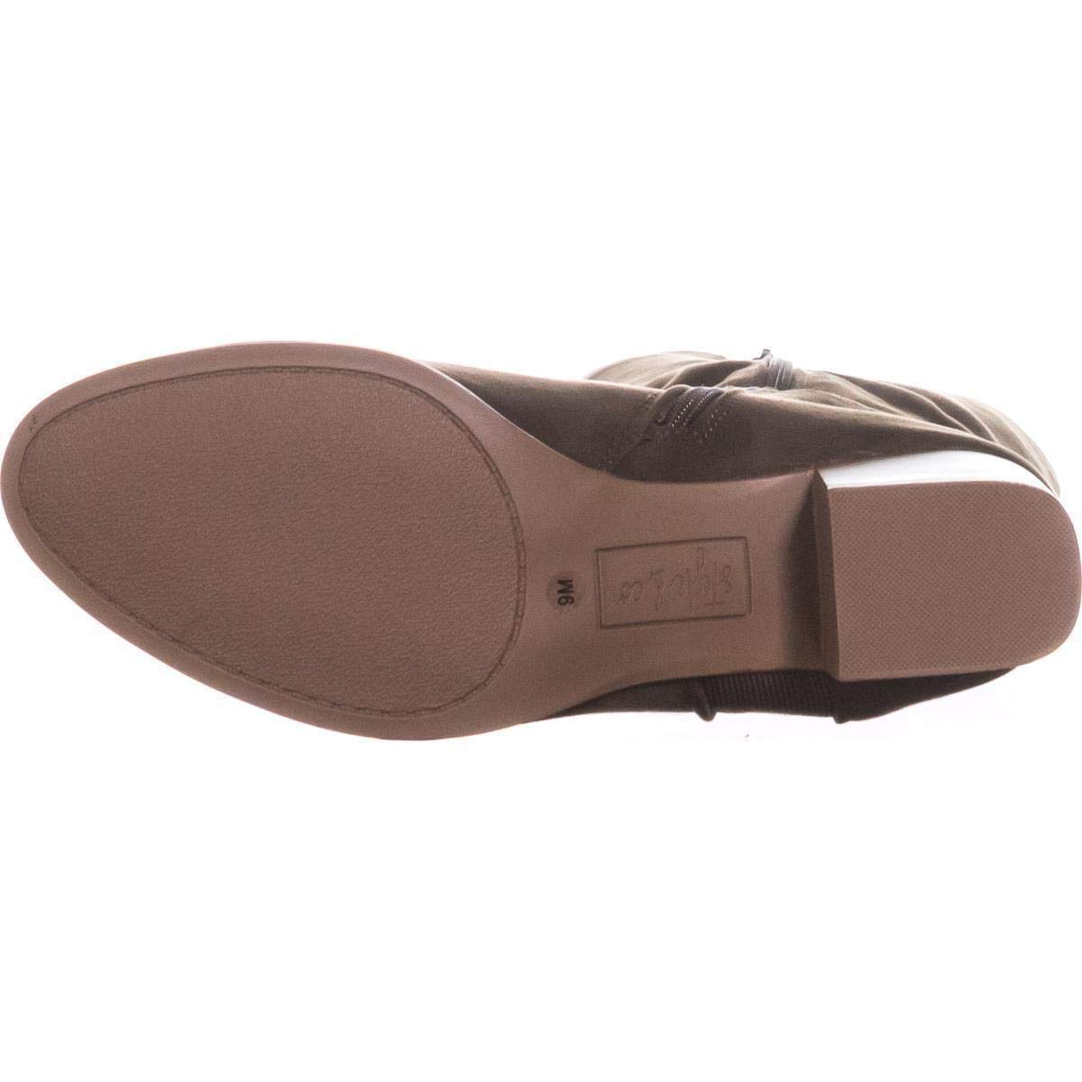 Style & Co. Women's Finnly Suede Closed Toe Over Knee Fashion Pine Size 7 M