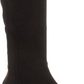 Style & Co. Womens Finnly Suede Closed Toe Over Knee Fashion, Black, Size 6
