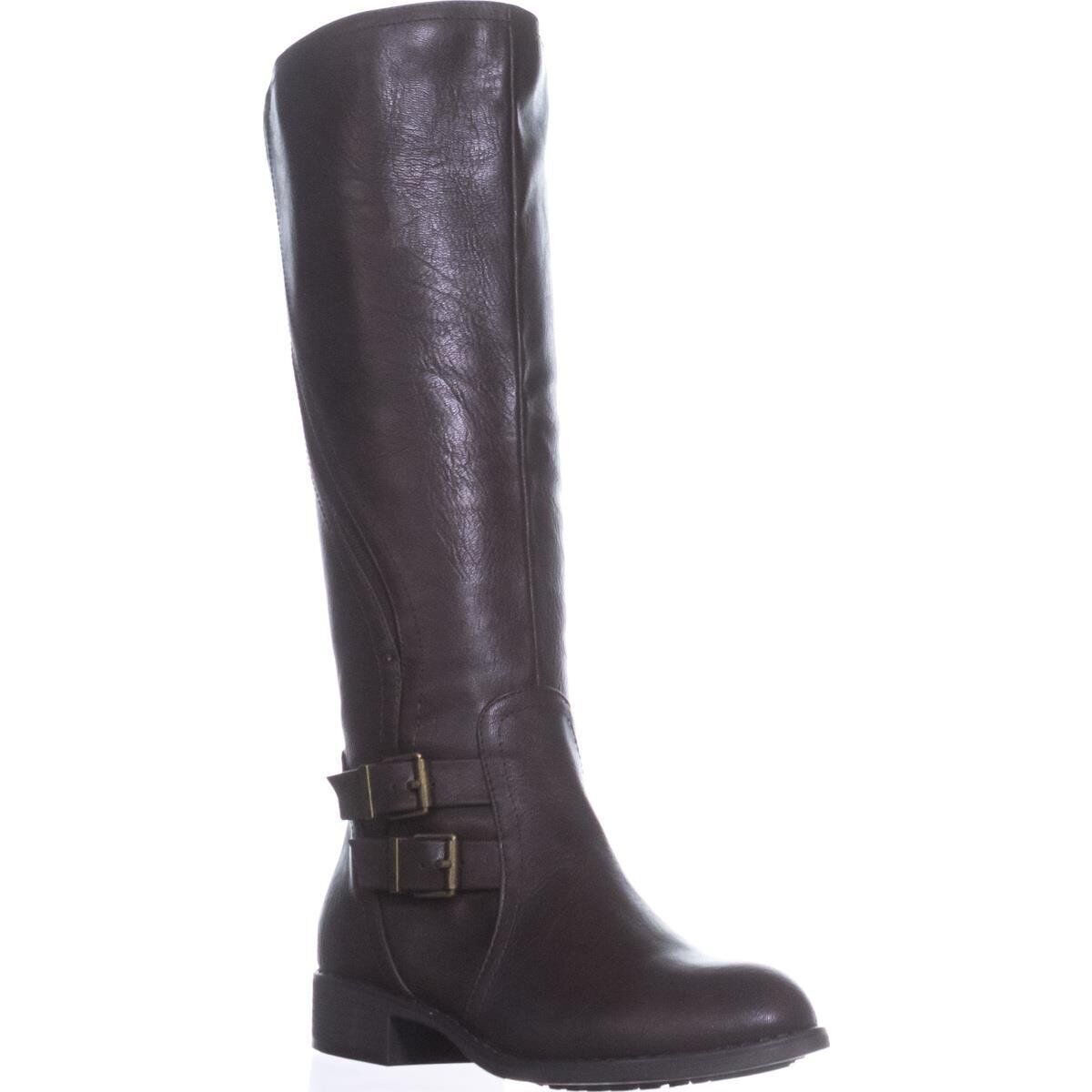 Style & Co Women's Milah Tall Casual Mid Calf Boots Brown Size 7M