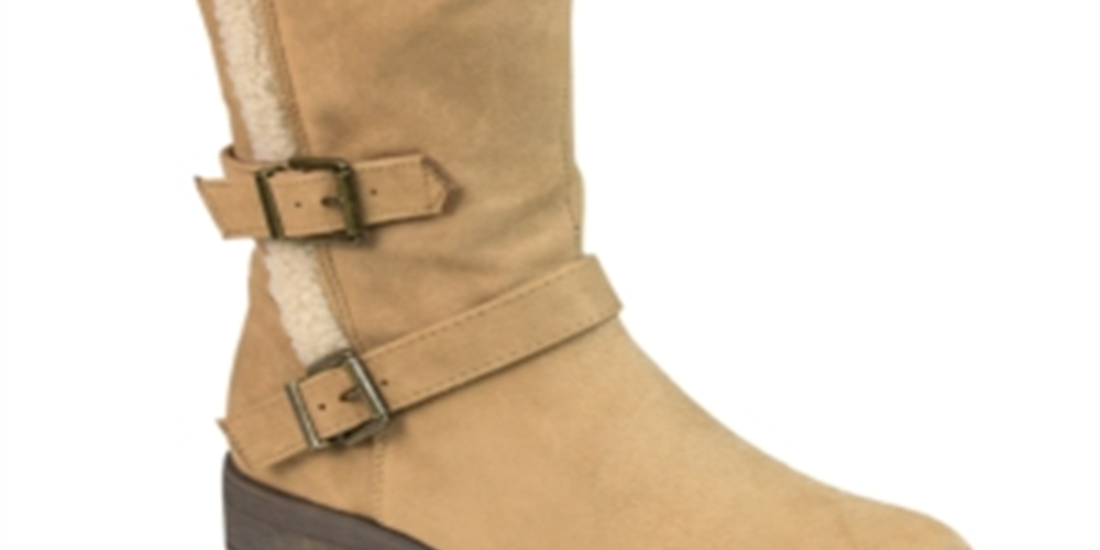 White Mountain Women's Santell Faux Fur Tall Knee High Boots Brown Size 5M