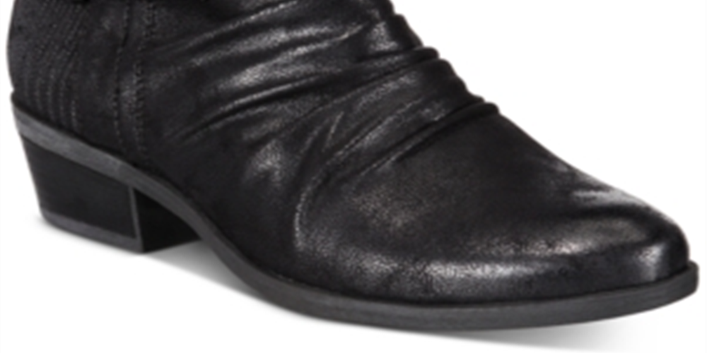 Baretraps Womens Georgina Slouchy Strappy Ankle Boots Black Size 5.5 M