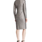 Ralph Lauren Women's Quilted Sequined Cocktail Dress Brown Size 12