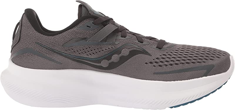 Saucony Men's Ride 15 Running Shoes Charcoal/Shade Size 11.5 D(M) US