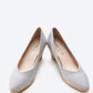 Roses Canvas V Cut Espadrille Wedges