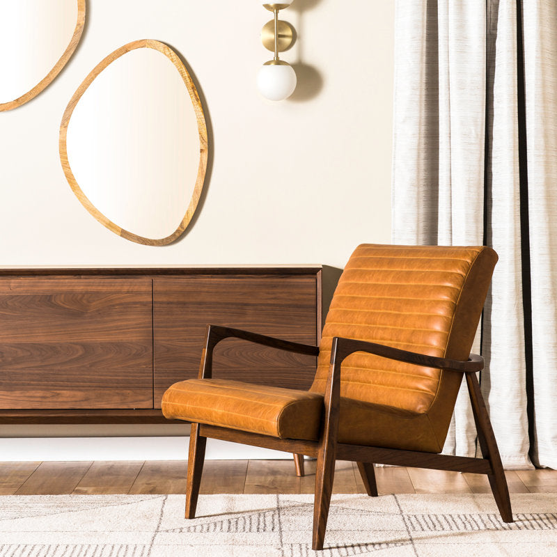 Rowan FullGrain Genuine Italian Leather Armchair