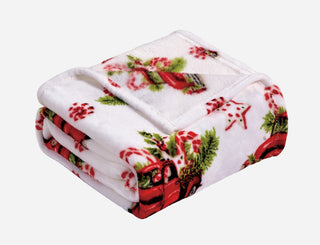 Christmas Blanket Cozy Festive Holiday Throw Blanket 50" x 60"