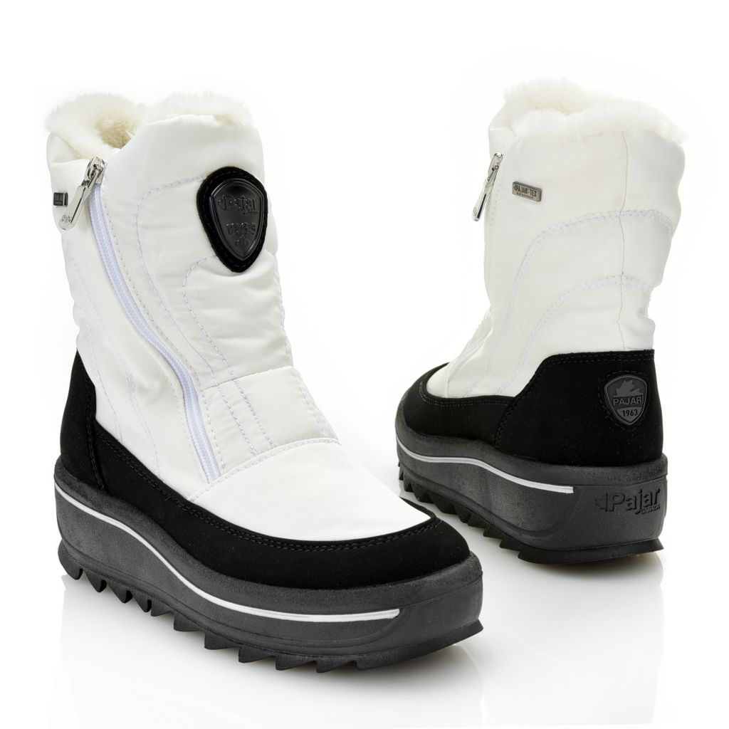 Pajar Canada "Tanita" Side Zip Wedge Ankle Boots