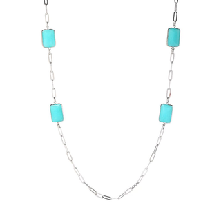 C&B Station Stones 32" Necklace