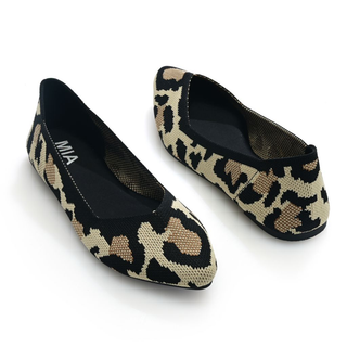 MIA "Kerri" Knit Slip-on Pointed Ballet Flats