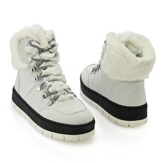 Pajar Canada "Chalet" Faux Fur Trimmed Leather Boots