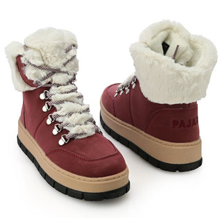 Pajar Canada "Chalet" Faux Fur Trimmed Leather Boots
