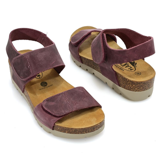 Plakton Compi Leather Wedge Sandals