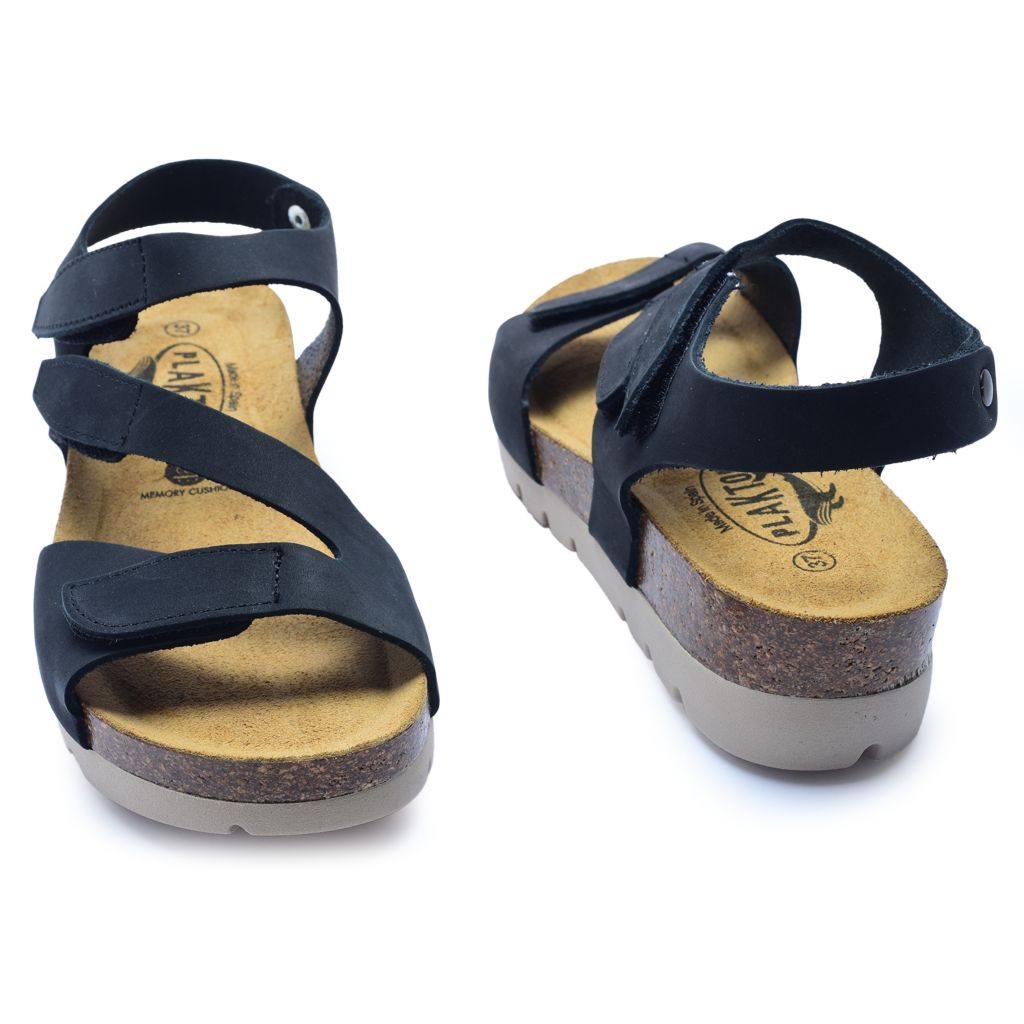 Plakton Jane Adjustable Wedge Sandals