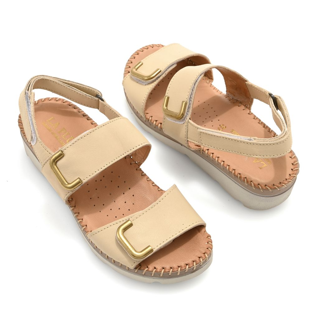 La Plume Christa Italian Made Leather Sandals