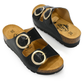 Plakton Cora Slide-on Dual Strap Adjustable Sandals