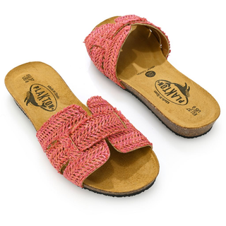 Plakton Fiji Slide-on Raffia Sandals