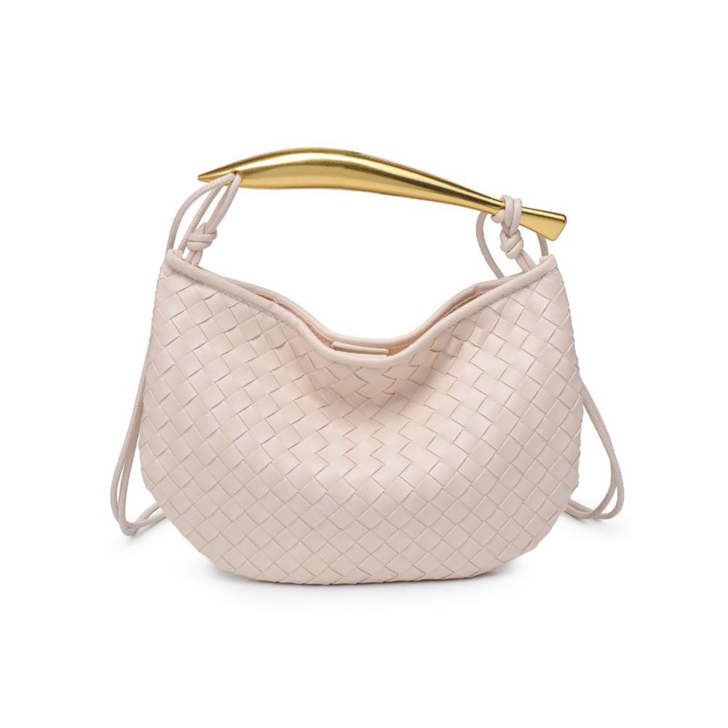 Urban Expressions Uma Woven Faux Leather Convertible Crossbody Bag