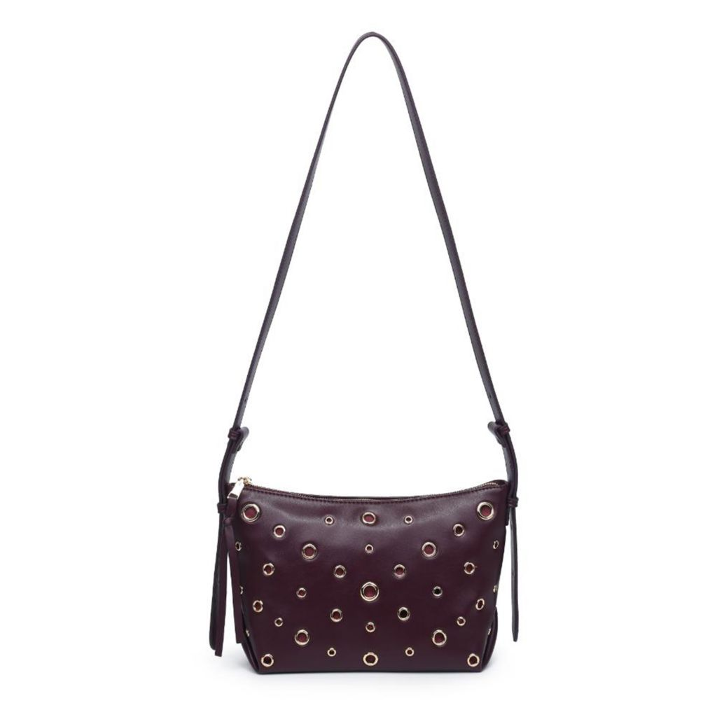 Urban Expressions Taran Grommeted Faux Leather Crossbody Bag