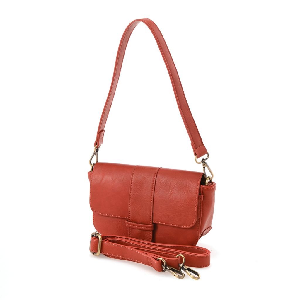 Joy Susan Becca Faux Leather Convertible Shoulder Bag