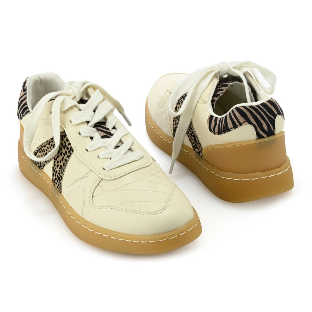 MIA "Vesta" Faux Leather Lace-up Sneakers