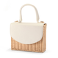 Urban Expressions Clementine Woven Straw Flap Bag