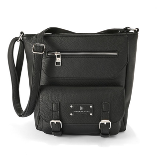 London Fog Stacey Multi Compartment Bucket Bag