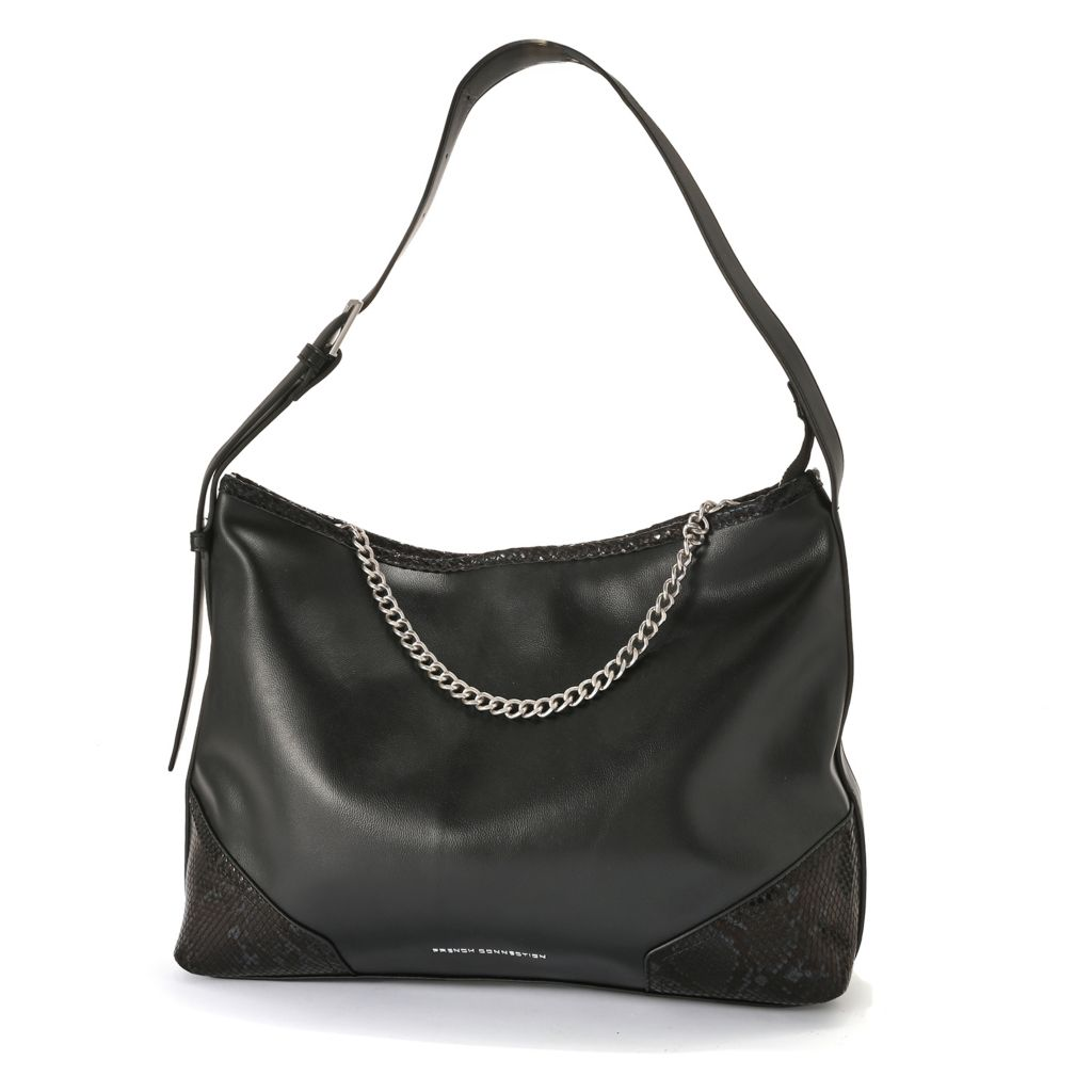 French Connection Palms Chain Detailed Slouchy Bag
