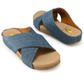 Volatile Ablette Ultra Comfort Slip-on Crisscross Slides