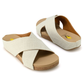 Volatile Ablette Ultra Comfort Slip-on Crisscross Slides