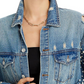 Sunset & Spring Embellished Denim Jacket Blue Size S
