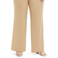INC International Concepts Women's Plus Size Utility-Pocket Wide-Leg Pants Brown Size 20W
