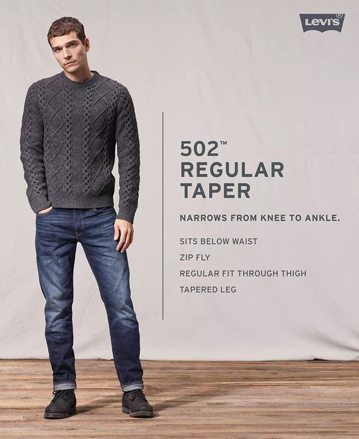 Levi's Men's 502™ Taper Jeans Dark Orange Size 32X32