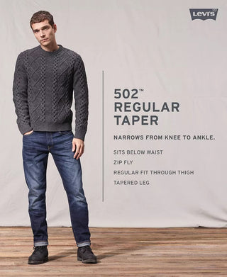 Levi's Men's 502™ Taper Jeans Dark Orange Size 32X32